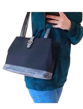 Authentic YSL Heart Buckle Tote Shoulder bag